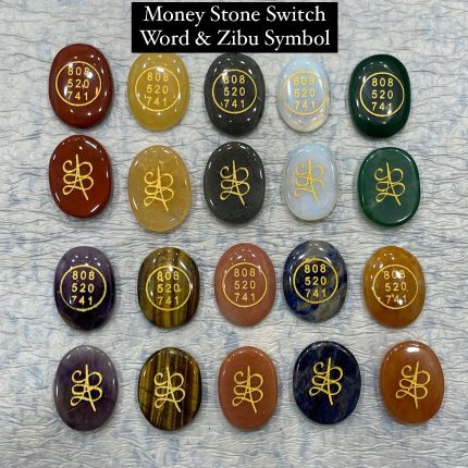 Pre-Energized Natural Zibu Symbol Money Magnet Coin